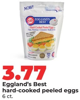 Eggland's Best hard-cooked peeled eggs
