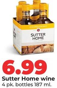 Sutter Home wine
