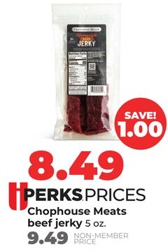 Chophouse Meats beef jerky