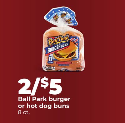 Ball Park burger or hot dog buns