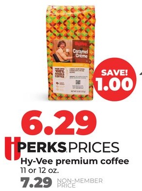 Hy-Vee premium coffee