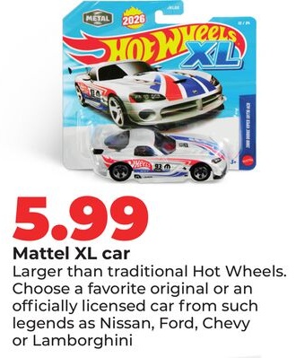 Mattel XL car