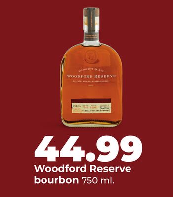 Woodford Reserve bourbon