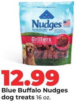 Blue Buffalo Nudges dog treats
