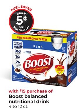 Boost balanced nutritional drink