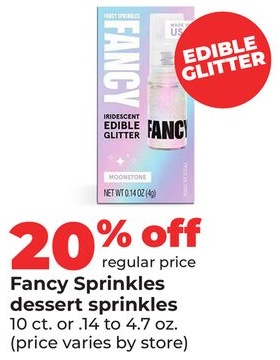 Fancy Sprinkles dessert sprinkles