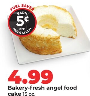 Bakery-fresh angel food cake
