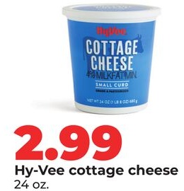 Hy-Vee cottage cheese