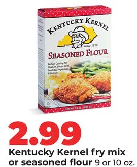 Kentucky Kernel fry mix or seasoned flour