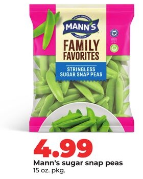 Mann's sugar snap peas