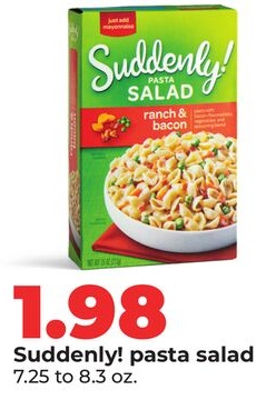Suddenly! pasta salad