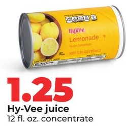 Hy-Vee juice