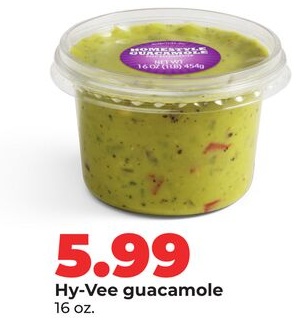 Hy-Vee guacamole