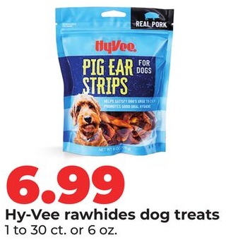 Hy-Vee rawhides dog treats