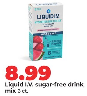 Liquid I.V. sugar-free drink mix
