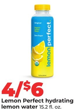 Lemon Perfect hydrating lemon water