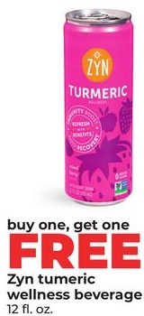 Zyn tumeric wellness beverage
