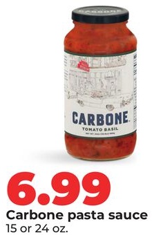Carbone pasta sauce