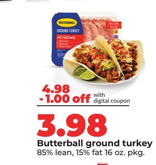 Butterball ground turkey