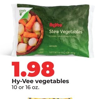 Hy-Vee vegetables