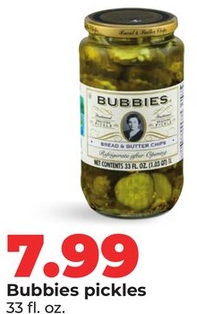 Bubbies pickles