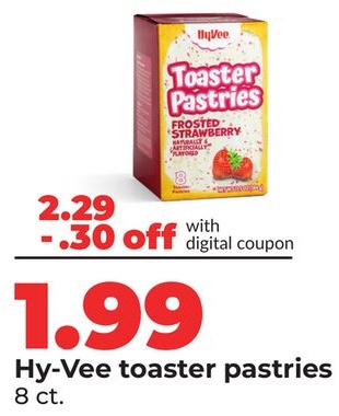 Hy-Vee toaster pastries