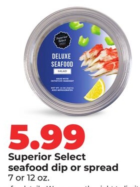 Superior Select seafood dip or spread