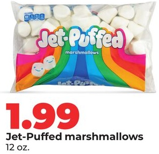 Jet-Puffed marshmallows