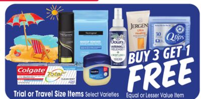 Trial or Travel Size Items
