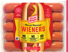 Oscar Mayer Meat Franks 16 oz., Excludes Beef or Gilbert's Premium Craft Sausage 10 oz., Links