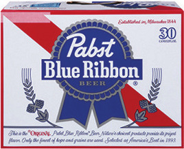 Miller High Life, Busch or Pabst Blue Ribbon