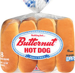 Butternut White or 100% Whole Grain Wheat Bread 20 oz. or Buns 8 ct.
