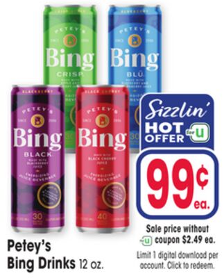 Petey's Bing Drinks