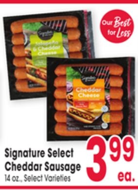Signature Select Cheddar Sausage