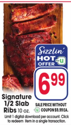 Signature 1/2 Slab Ribs