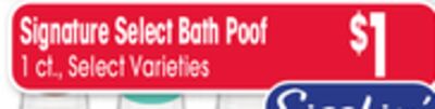 Signature Select Bath Poof