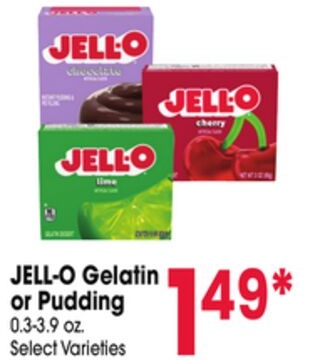 JELL-O Gelatin or Pudding