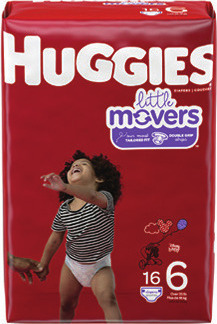 Huggies Little Movers or Little Snugglers Jumbo Pack Diapers