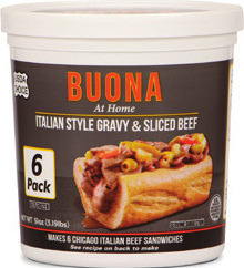 Buona Premium Sliced Italian Beef & Gravy