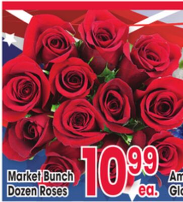 Market Bunch Dozen Roses