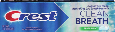ANY Crest 3D White Deep Stain Remover 2.1 oz, Brilliance, Whitening Therapy, Gum care or Clean Breath 3.8-4.8 oz paste