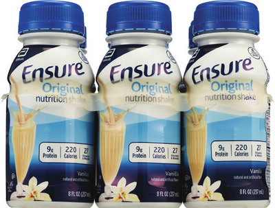 Ensure nutrition shakes or powder
