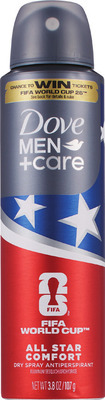 Dove, MEN+Care or Degree dry sprays