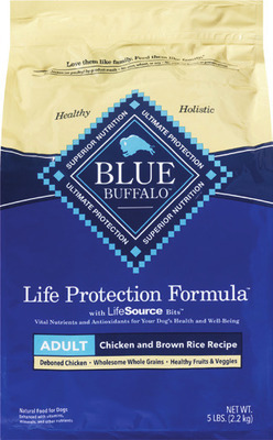 ALL Blue Buffalo 4.5-5 lbs. or Pedigree dry dog food