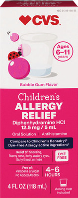 CVS Brand children's health care products