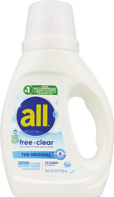 all free & clear 30 oz or Mighty Pacs 19 ct.