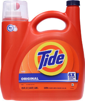 Tide or Gain Liquid, 83 - 134 loads, PODS or Flings!, 76 - 112 ct., or Power•PODS or Super Flings! Laundry Detergent 45 - 63 ct.