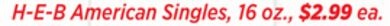 H-E-B American Singles