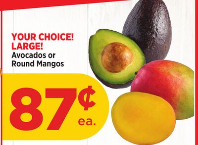 Avocados or Round Mangos