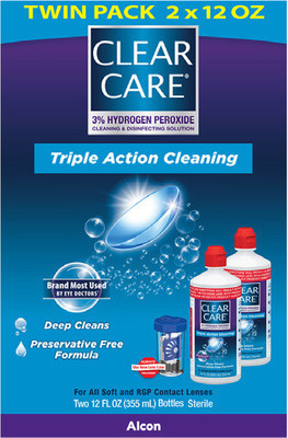 Clear Care or Opti-Free Twin Packs